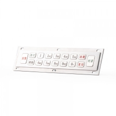 16-Key Metal Keypad Used for Intrinsically Safe Wireless Base Stations in Mining Applications