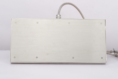 Tastiera industriale in acciaio inossidabile con retroilluminazione da tavolo con cavo USB flessibile in acciaio inossidabile