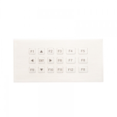 Custom 18 Keys Desktop Rugged Vandal Proof Stainless Steel Metal Keypad