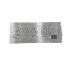 Teclado de metal completo industrial encaixado compacto feito sob encomenda dos teclados pretos 2020 com o touchpad