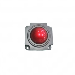 Versiegelt Wasser-Proof Edelstahl 36mm LED Backlit Harz Mechanische Medizinische Industrie Trackball Maus