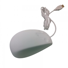 IP68 Waterproof Wired Laser Silicone Mouse with Touchpad Scroll For Medical Applications Easy Clean