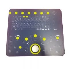 Teclado de membrana de montagem em painel dinâmico IP65 de grau industrial com entrada de dados confiável e touchpad robusto para ambientes agressivos