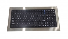 Teclado duradero de goma de silicona con retroiluminación impermeable IP66 de escritorio