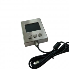 Industrial USB Desktop Metal Touchpad Mouse with 3 Buttons — Rugged Wired Pointing Device for Harsh Environments