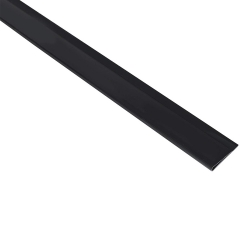 Sekey 5er PVC Zaunschiene Endstreifen Abdeckungsprofil, 1 m/Streifen