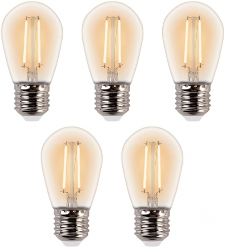 SALCAR E27 LED Glühbirne Warmweiß 12V Niederspannung LED Birne, Retro / Vintage Edison LED Filament Birne, Nicht dimmbar