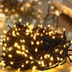 SALCAR 10/15/23m LED Lichterkette Niedervolt wasserdichte dekorative Leuchten LED String Licht Wünderschöne Deko für Weihnachten, Hochzeit