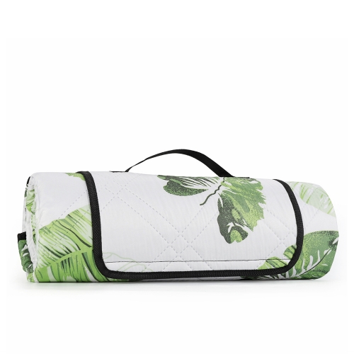 Sekey 200 x 200 cm Picknickdecke aus Blättern-Muster Polyester-Gewebe