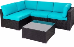 MS337 KD OUTDOOR SECTIONAL  SOFA SET