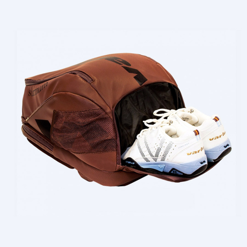 PU Leather Padel Tennis bag, Padel Bags Racquetball, Brown