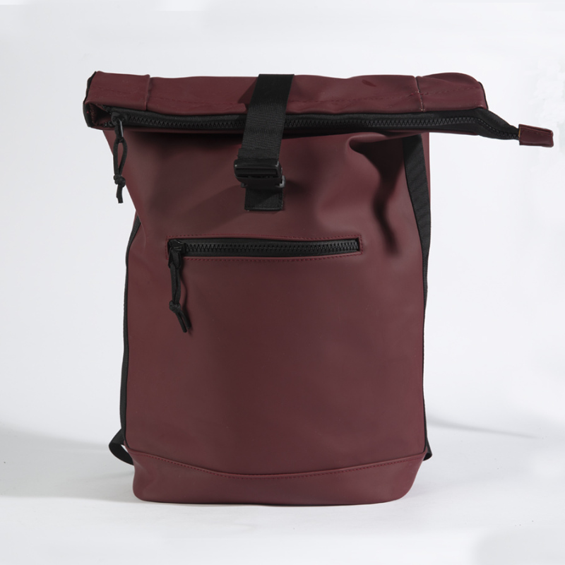 PU Leather Waterproof Cool backpack Lunch Bags , PK-0004