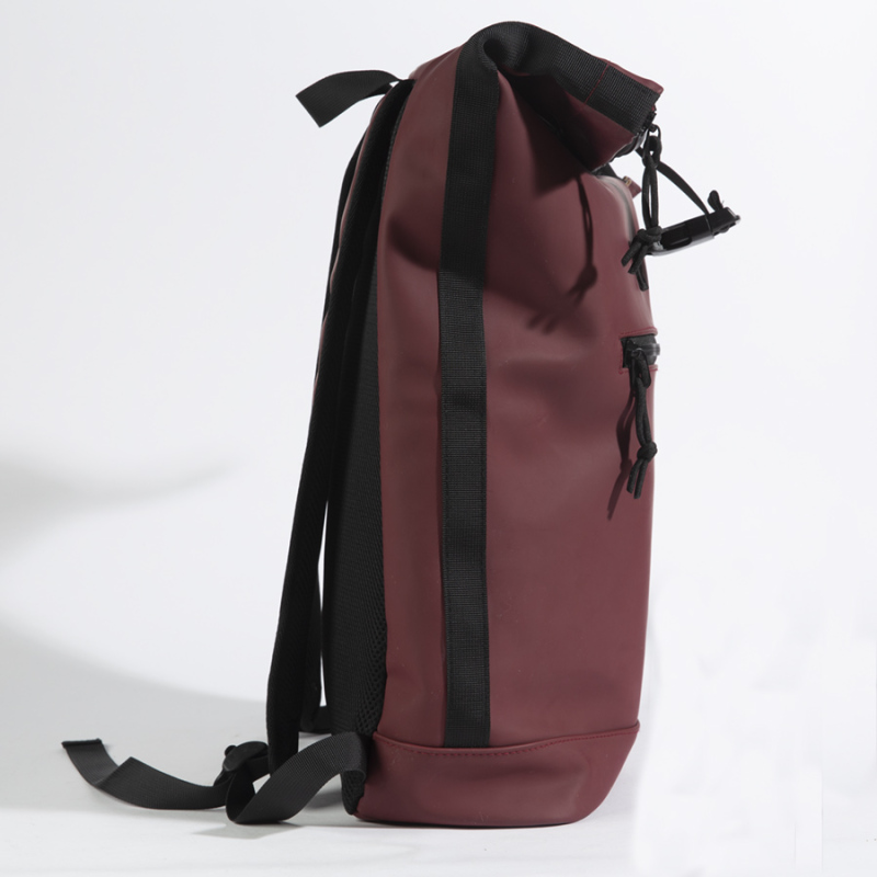 PU Leather Waterproof Cool backpack Lunch Bags , PK-0004