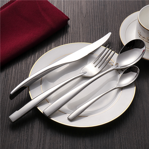 Kaya Hongda Banquet Event Silver Elegant Wedding Cutlery Set