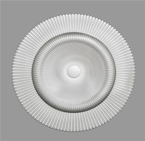 high quality charger plate silver
