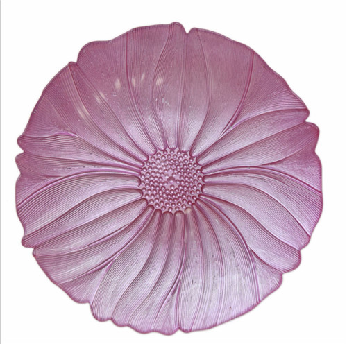 wedding charger plate pink