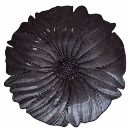 wedding charger plate black