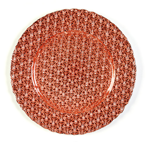 charger plate rose gold