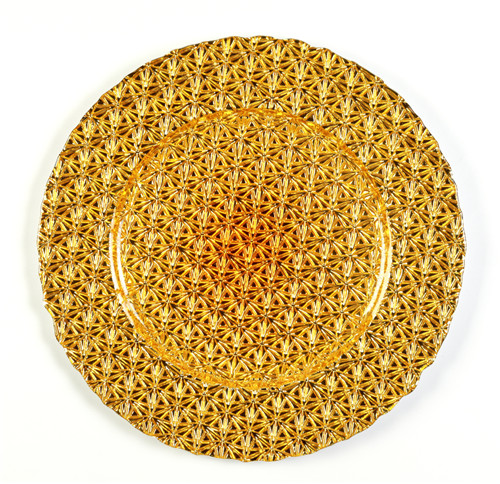 charger plate gold
