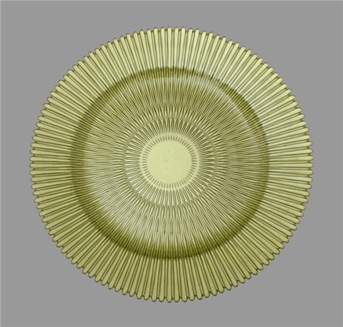 high quality charger plate gold