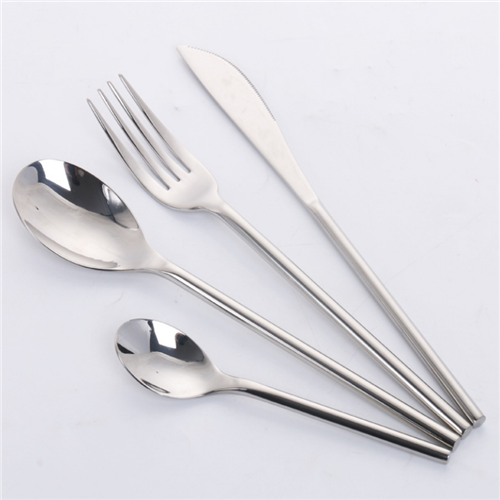 Luxury Wedding Party Pink Handle Gold Plated Stainless Steel Cutlery