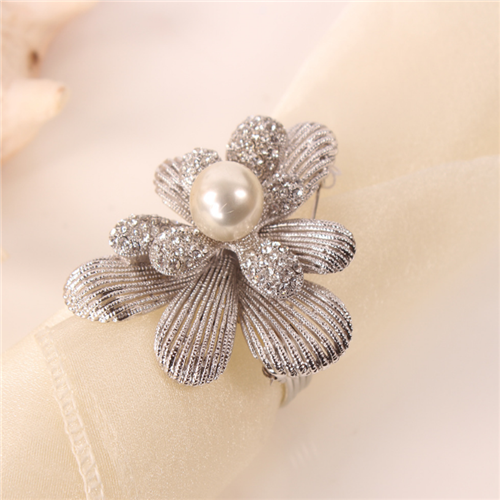 Silver Napkin Ring for Party Decoration