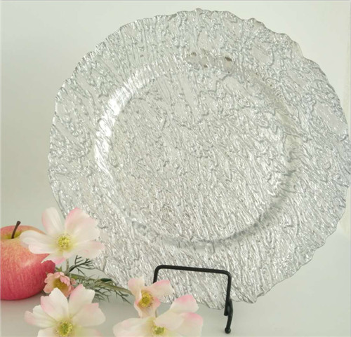 food charger plates wholesale silver