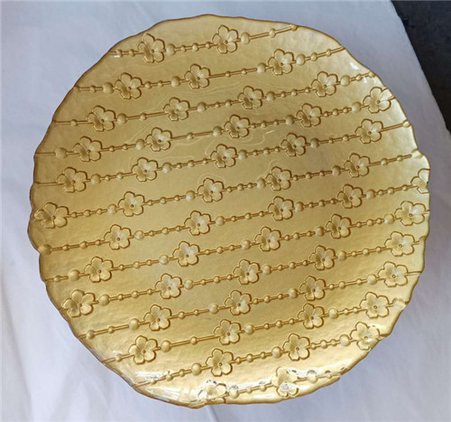 gold plate charger