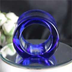 Crystal Napkin Ring with Blue Colored on Wholesale