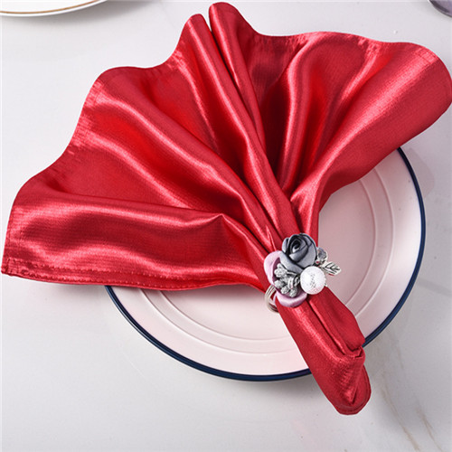 New Designed Metal Flower Napkin Ring Wholesale