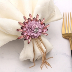 Popular Napkin Holder Ring Flower on Wholesale