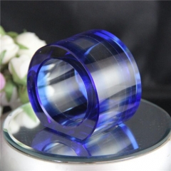 Crystal Napkin Ring with Blue Colored on Wholesale