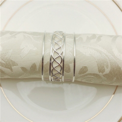 Popular Napkin Ring Silver for Wedding
