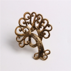 Metal Tree Napkin Rings For Chrismas Decoration