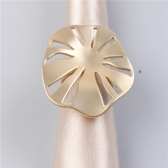 Gold Plated Napkin Ring For Table Decoration