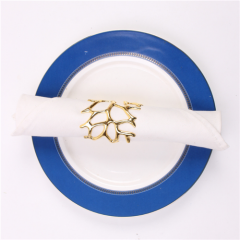 Fashion Gold Plated Metal Napkin Rings
