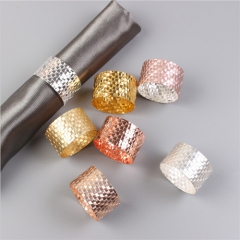 Round Colored Wedding Napkin Rings Wholesale