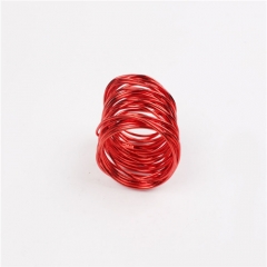 Metal Wire Rose Gold Silver Red Black Colored Napkin Ring Holder