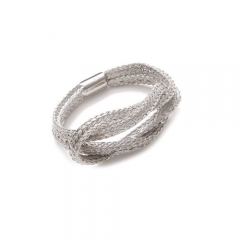 Silver Colored Decorative Napkin Ring