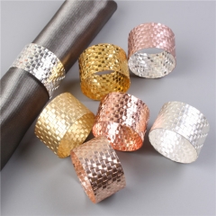 Round Colored Wedding Napkin Rings Wholesale