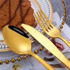 Flatware Sets Rainbow Color 304 stainless steel cutlery spoon