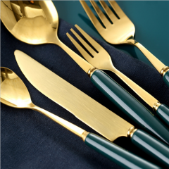 Portugal Style Stainless Steel Wedding Tableware Cutlery Set