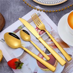 Flatware Sets Rainbow Color 304 stainless steel cutlery spoon