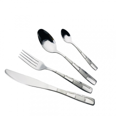 Home Good Used Portable Silver Reusable Cutlery Set