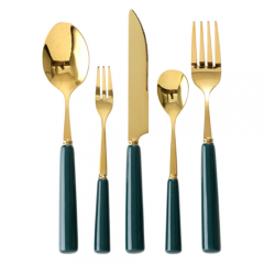 Portugal Style Stainless Steel Wedding Tableware Cutlery Set