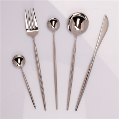 Wedding Gold Silver Plated Flatware Cutlery Set