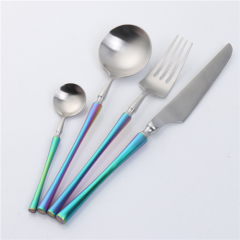 Flatware Restaurant Hotel Wedding Luxury Rose Gold Plated Cutlery