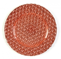 China Classic Glass Dinnerware Wedding Charger Plates