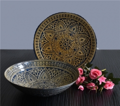 Pink Colored Charger Plates And Bowl Wholesale For Table Decoration