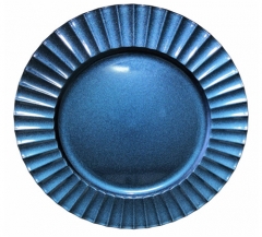 Dinnerware Wedding Blue Plastic Charger Plates Wholesale